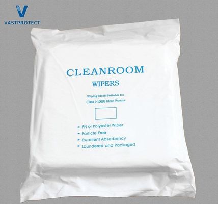VPT801 9 * 9 pulgadas de borde sellado por láser libre de partículas libre de lino limpiadores de cuarto limpio de microfibra